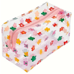 Clear Cosmetic / Toiletry Bag - Flowers